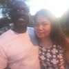 Black Men Asian Women - He Brought Flowers on the Plane | InterracialDatingCentral - Catherine & Timothy